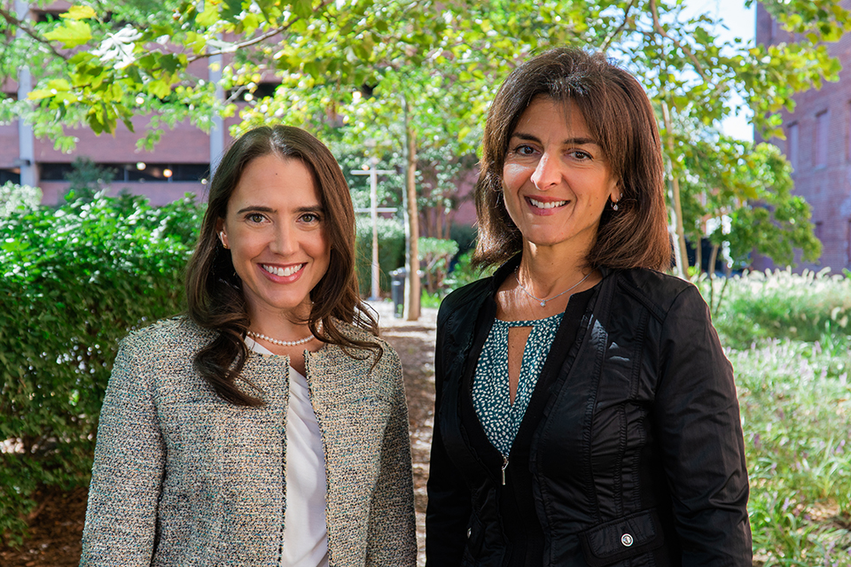 Headshot of Julia Slejko and Susan dosReis together.